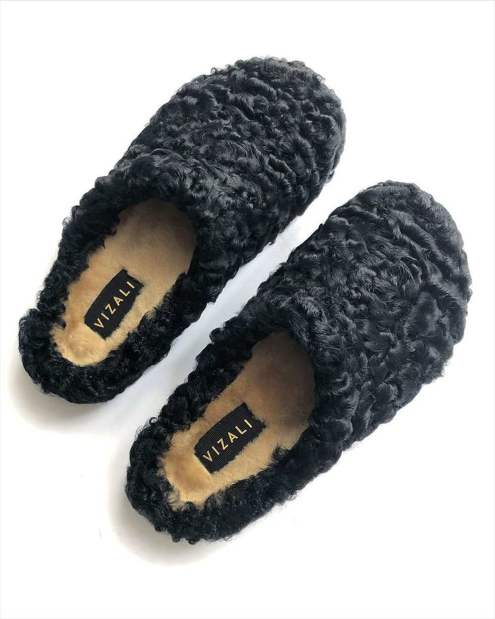 Капці з каракуль