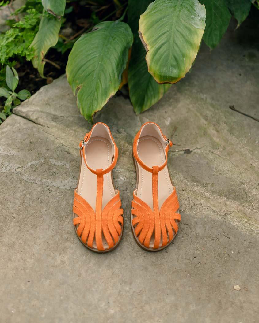 Sandały barefoot Greta orang
