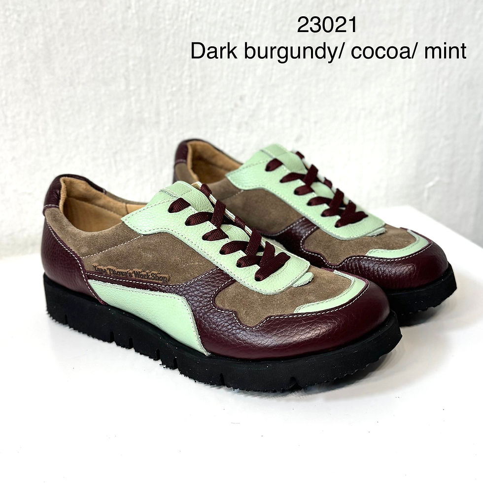 Miniatura: Wygodne sneakersy z naturalnej skóry