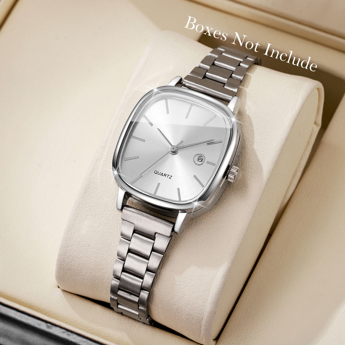 Elegant Square Dial Women Watches Simple Calendar Quartz Wristwatches Reloj Muje