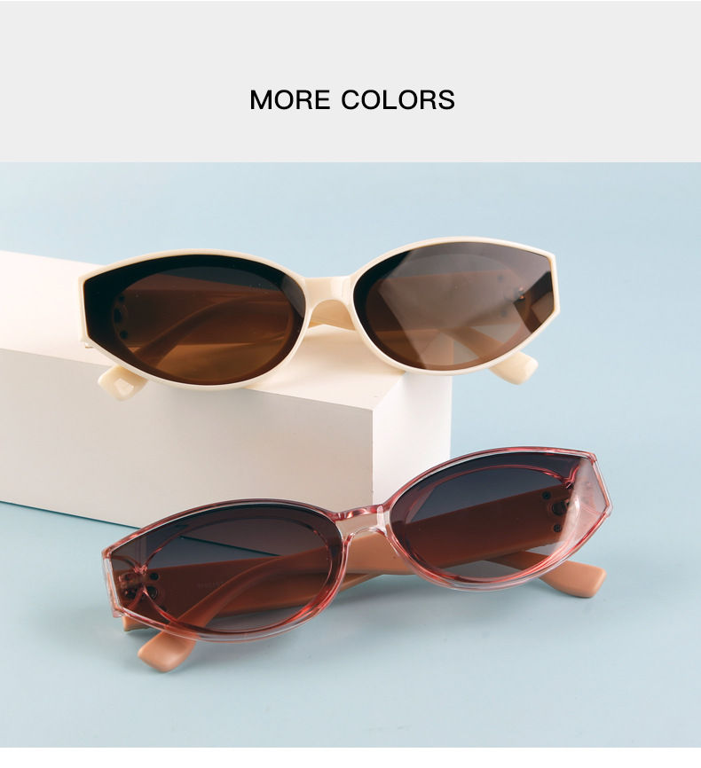 Thumbnail: Glamour Fashion Women Sunglasses Luxury Oval Designer Men Glasses Trend Cla