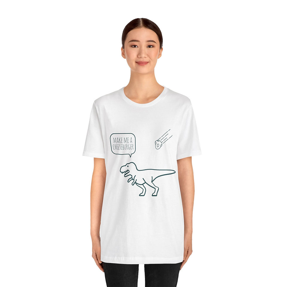 Thumbnail: CHEESEBURGER DINOSAUR T-SHIRT