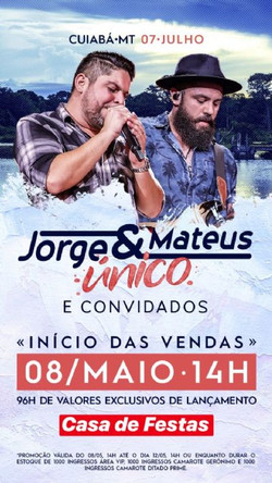 Jorge & Matheus Único e Convidados @