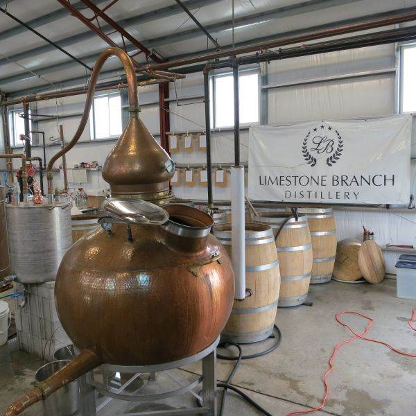Pot still production at the Limestone Branch Distillery
