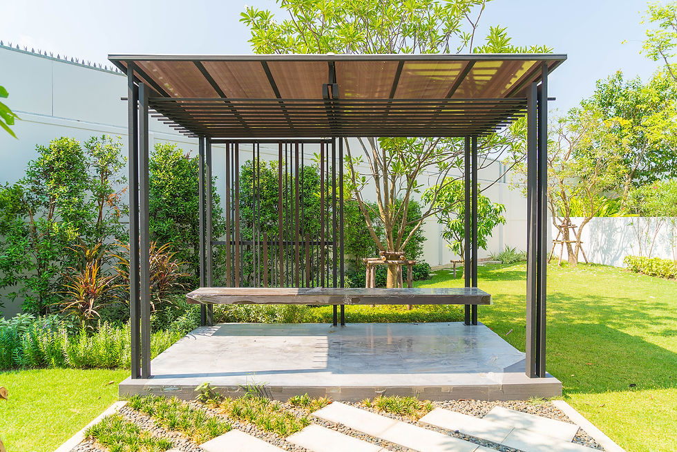 motorized louvered pergola