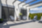 Automated motorized porch screens providing shade and privacy