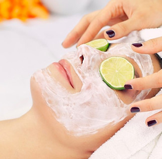 Woman with Lime Wedges - Facials Albuquerque