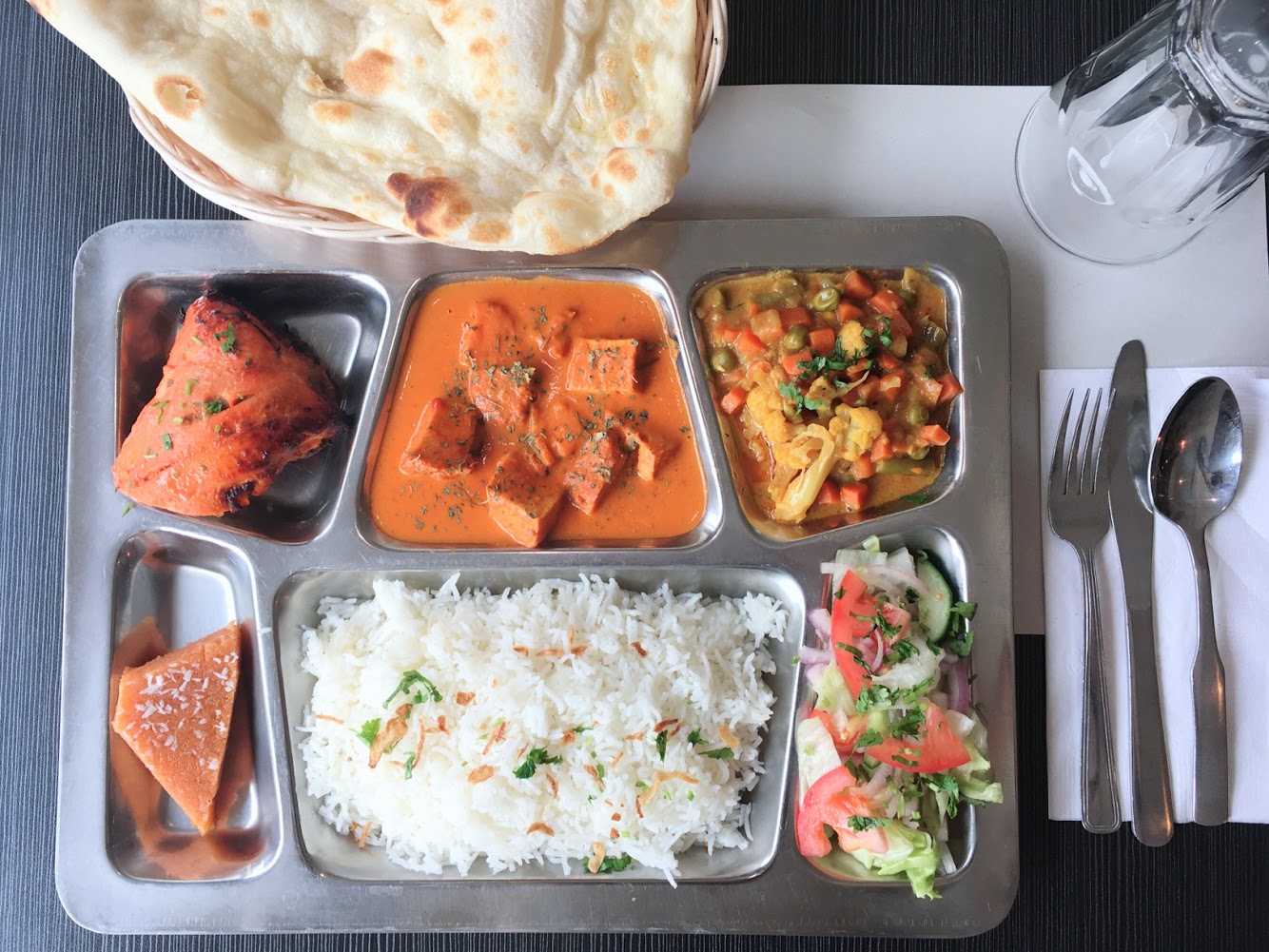 Arranged Food and Objects