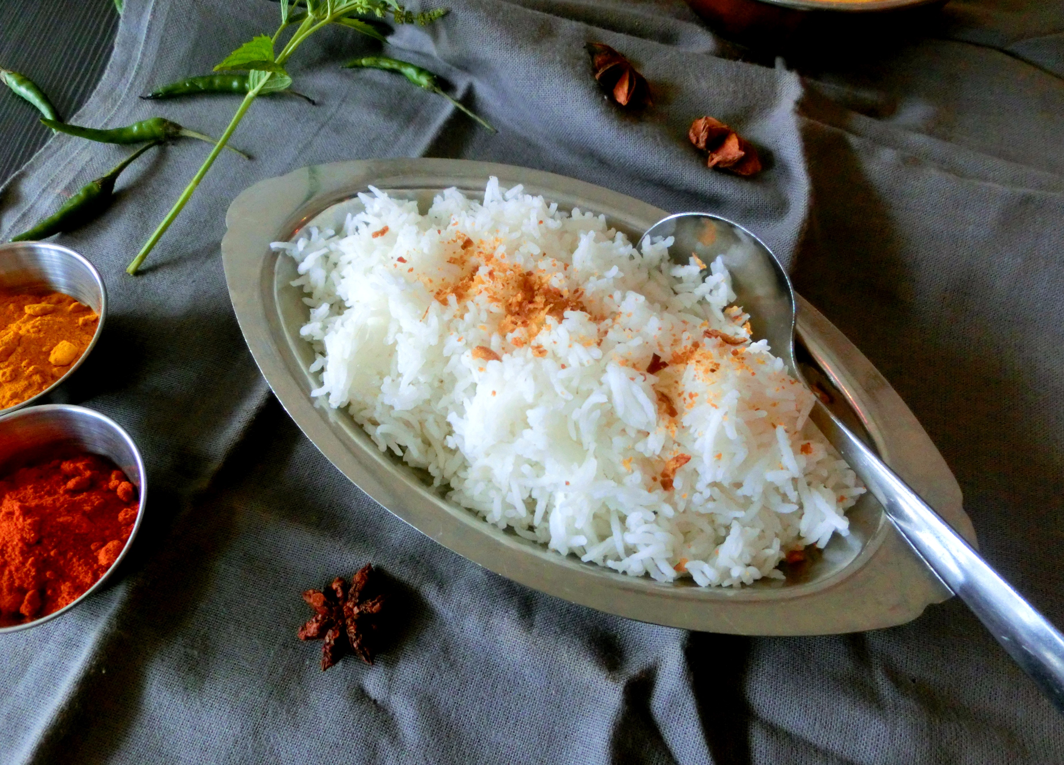 Arranged Food and Objects