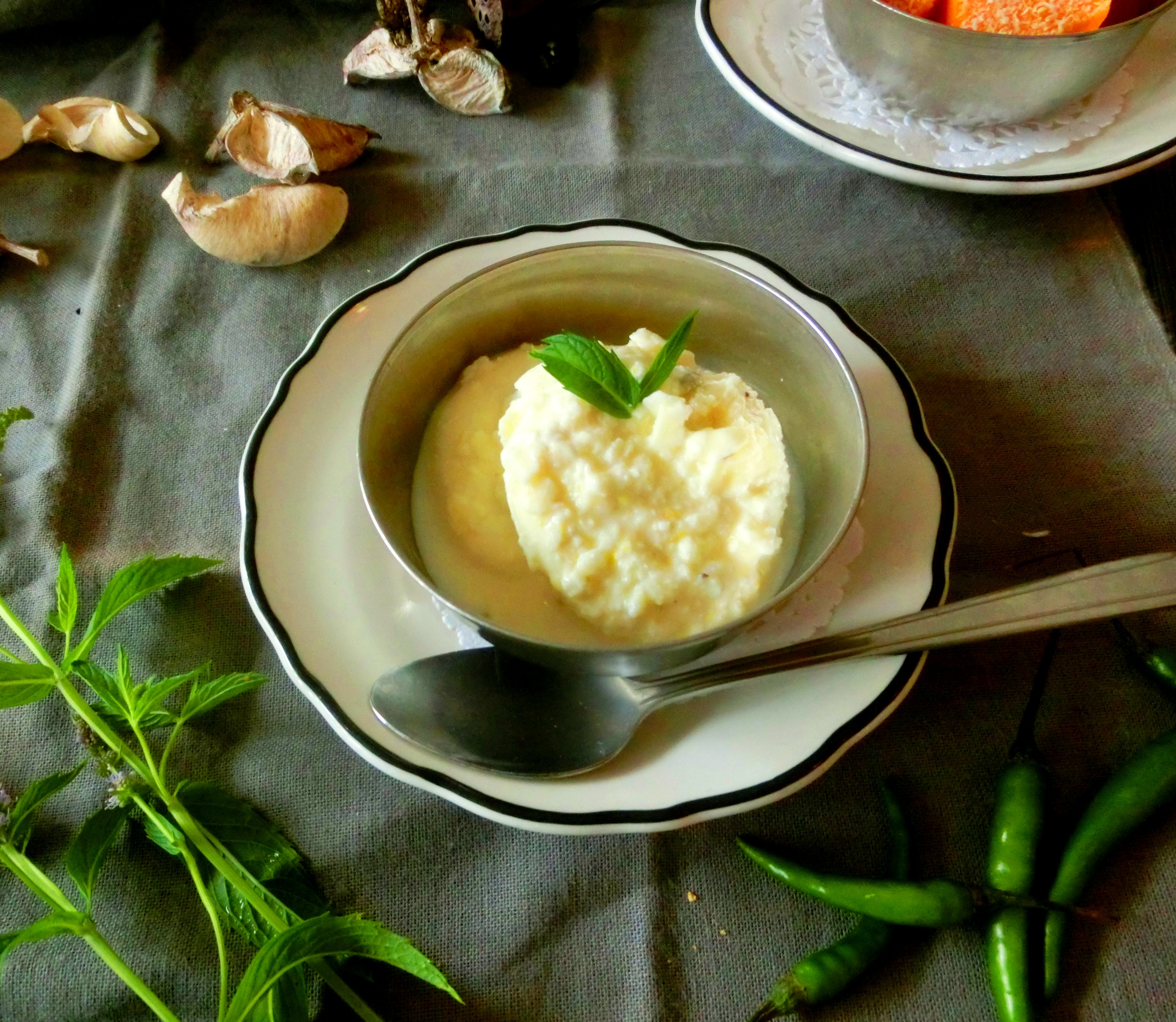 Arranged Food and Objects