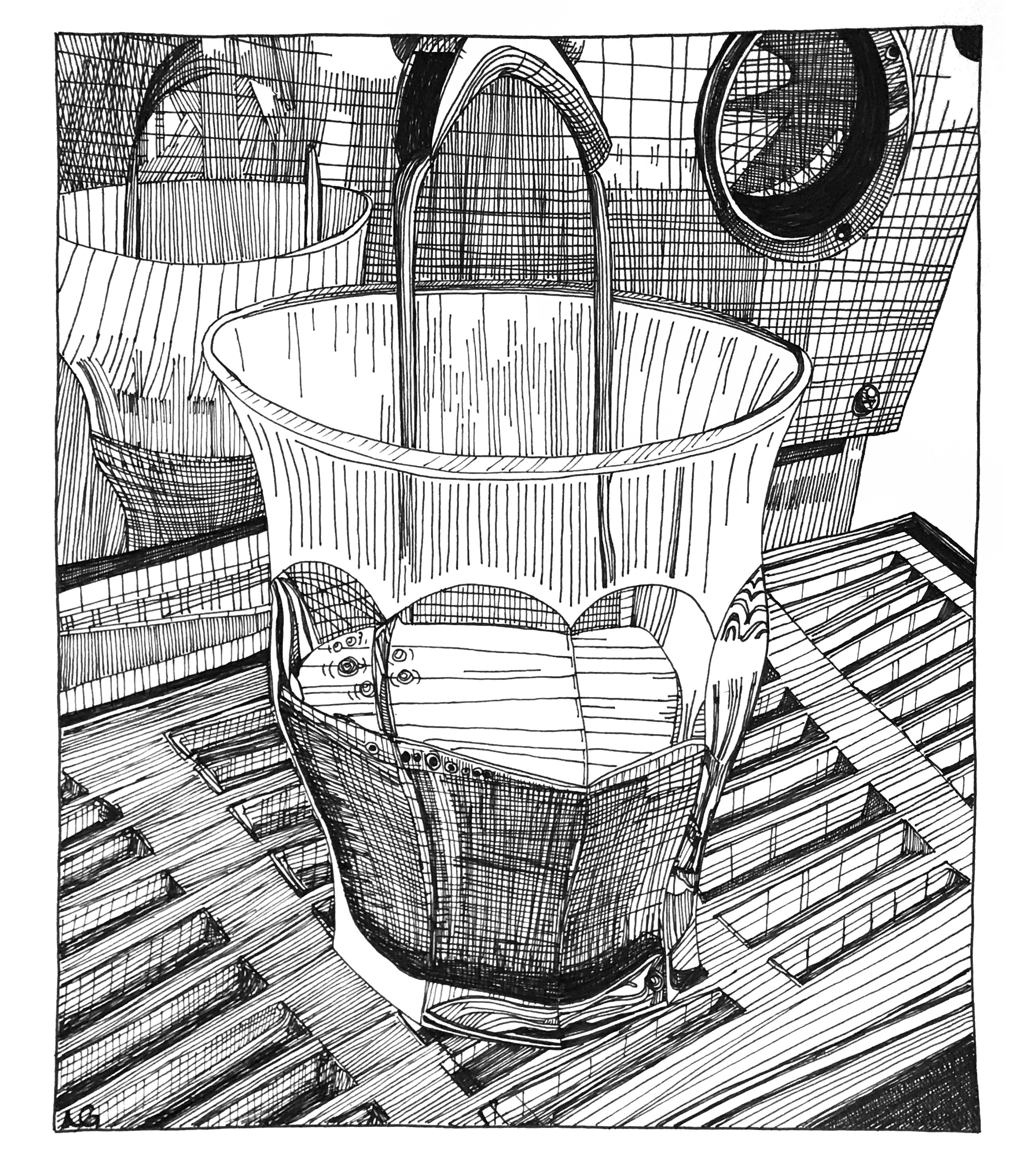 Pouring Coffee Illustration