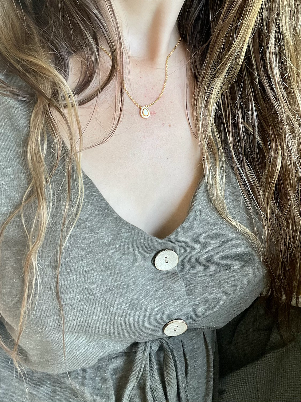 Thumbnail: Collier Jane - Bijou au lait maternel 