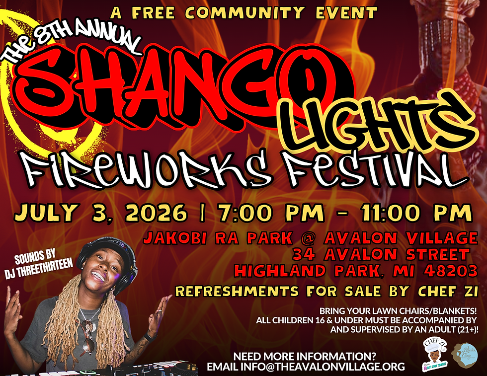 8th Annual Shango Lights Fireworks Festival