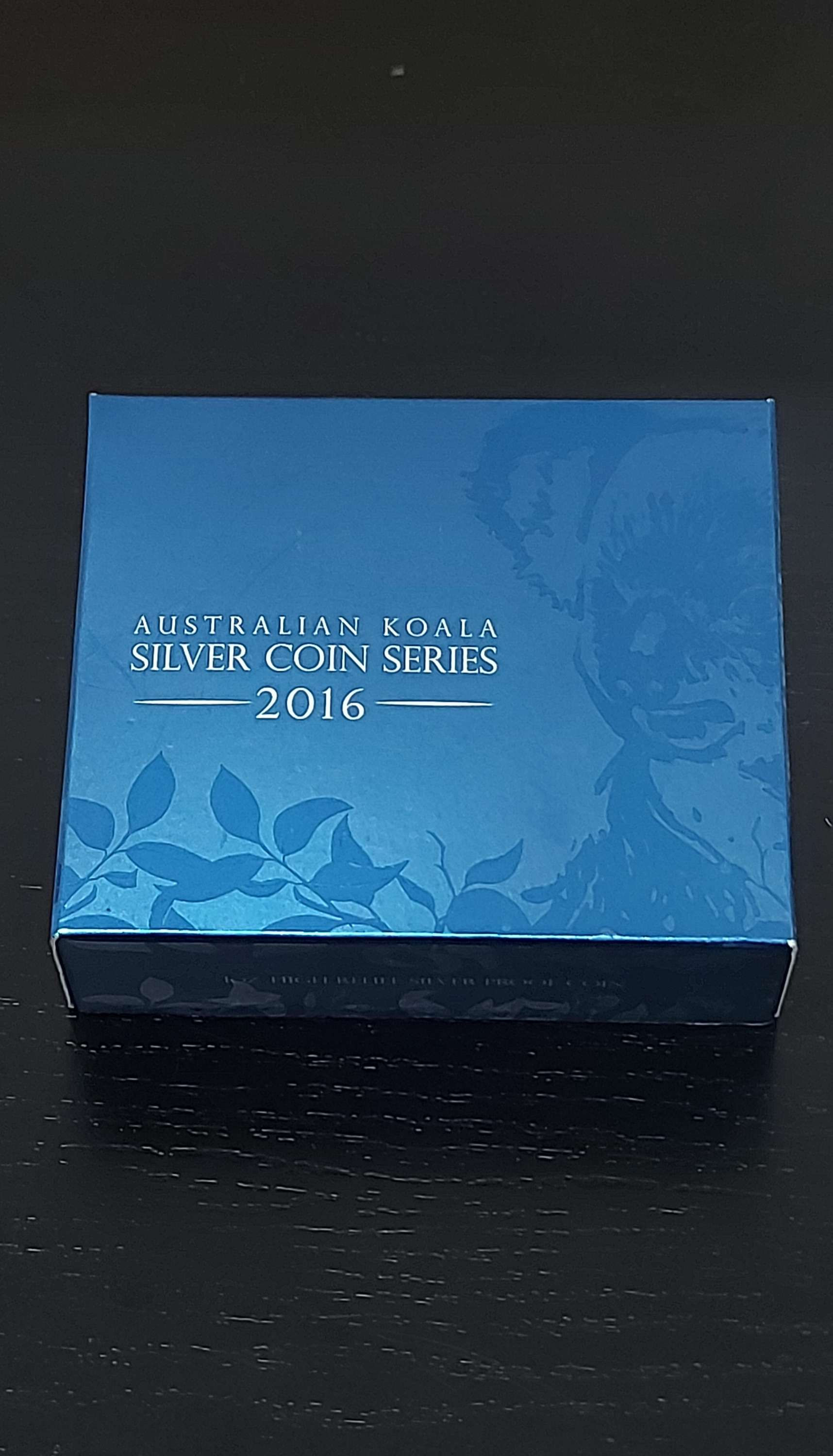 Koala australiano, série de moeda de prata 2016 