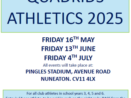 Details of the 2025 Quad Kids matches