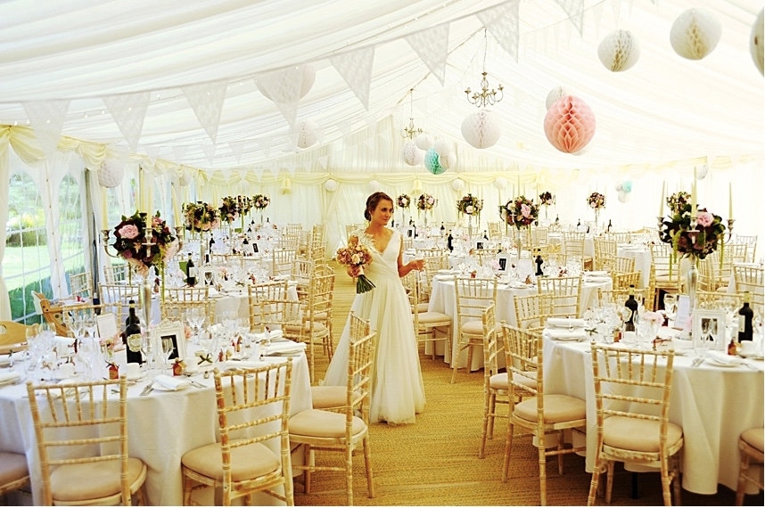 Frame Marquee Interior with Bride
