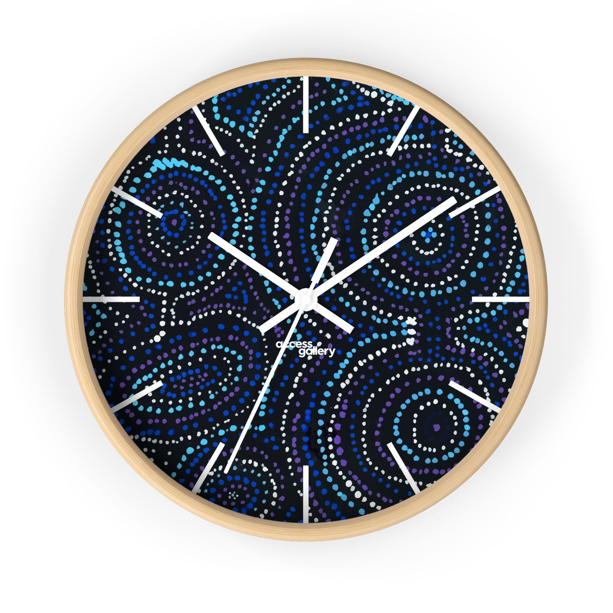 Dot Painting Wall Clock by Brittany