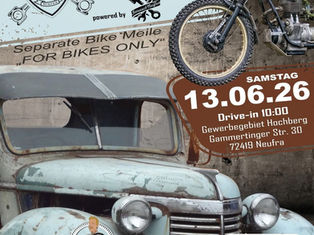 7. Car & Bike Oldtimershow - "the old ones..." in Neufra (D) am Samstag, 13.06.2026, ab 10:00 Uhr
