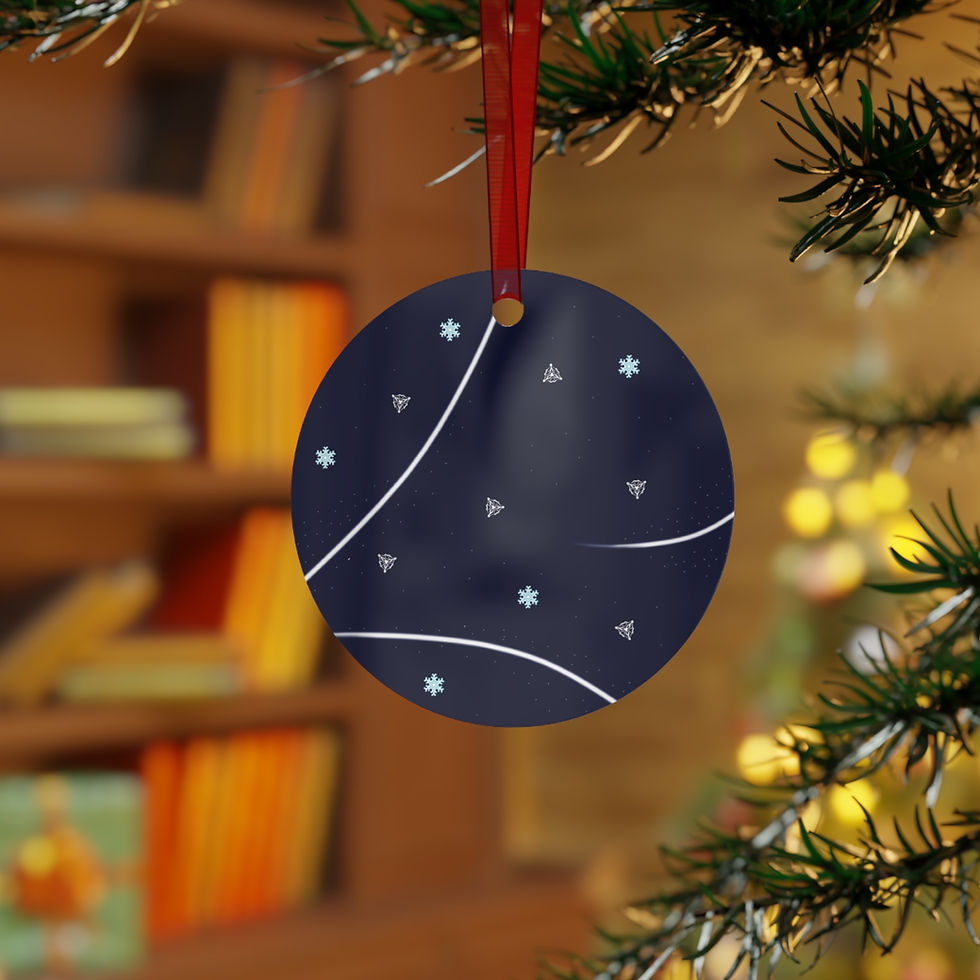 Thumbnail: Winter Origami Metal Ornament by Chris Wilburn