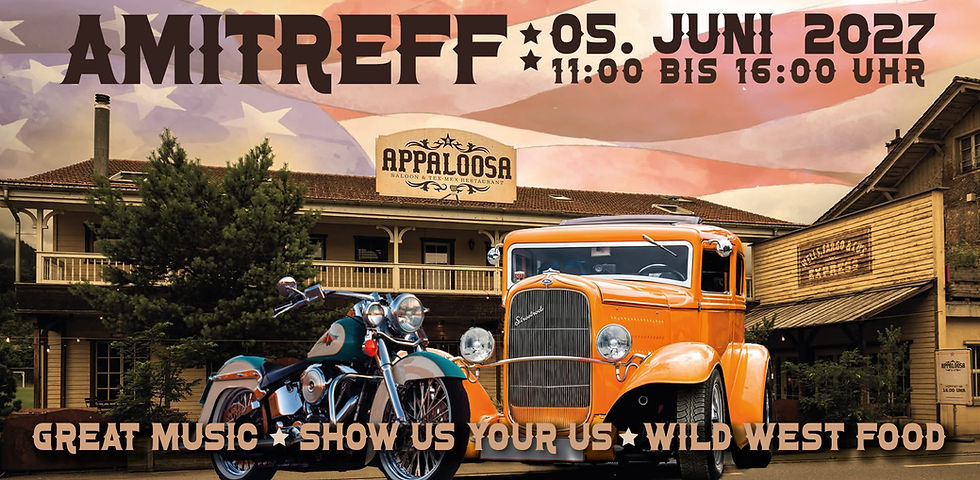 Amitreffen US Cars & Bikes Appaloosa Saloon in Spiez (BE)