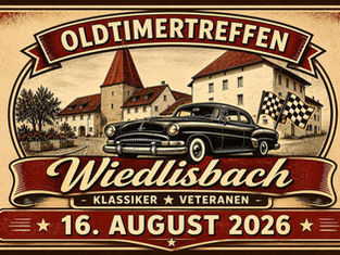 Oldtimertreffen in Wiedlisbach (BE) am Sonntag, 16.08.2026, ab 09:30 Uhr