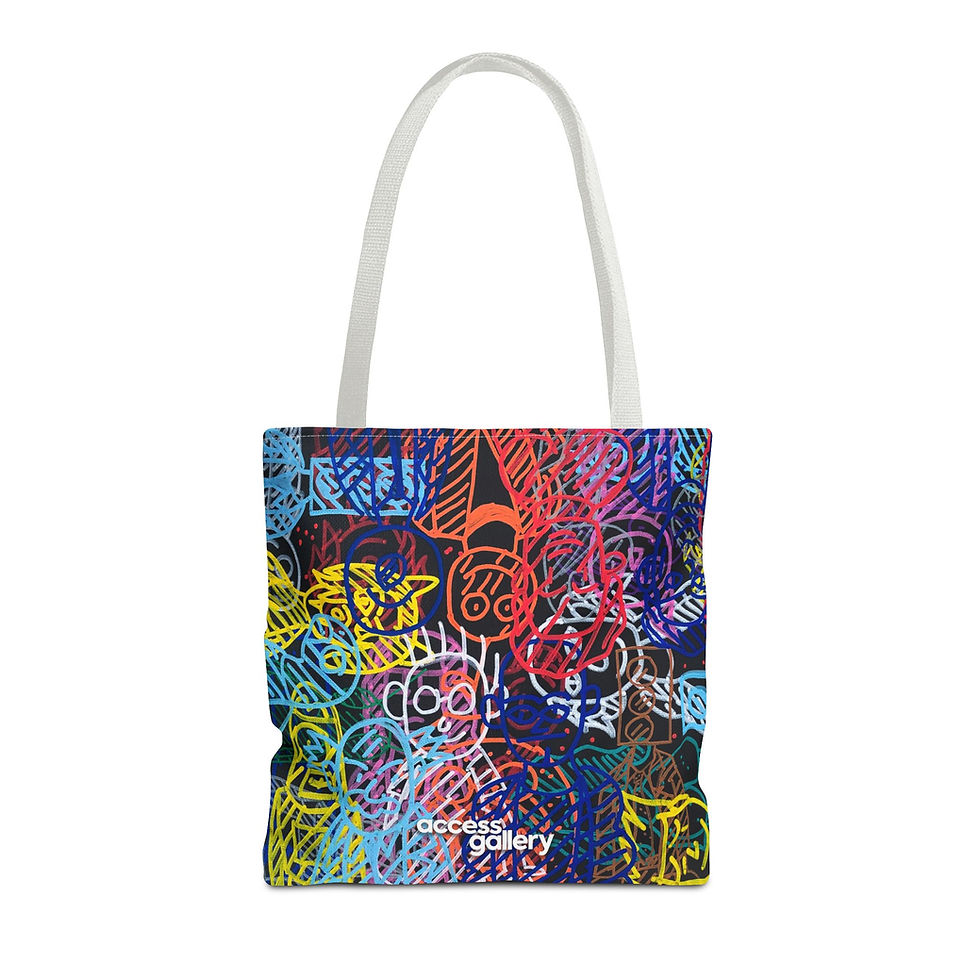 Thumbnail: Busy World Tote Bag by AJ