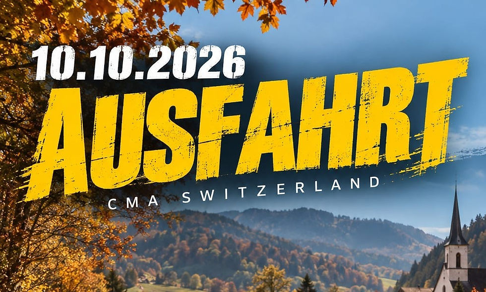 Ausfahrt für Biker in Rothrist (AG) am Samstag, 10.10.2026, ab 11:00 Uhr