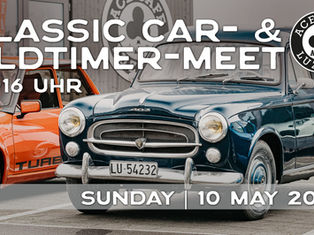 Classic Car & Oldtimer-Meet im ACE Cafe Luzern in Rothenburg (LU) am Sonntag, 10.05.2026, 10:00 - 16:00 Uhr