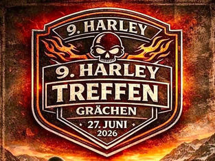 9. Harley-Treffen in Grächen (VS) am Samstag, 27.06.2026, ab 13:00 Uhr