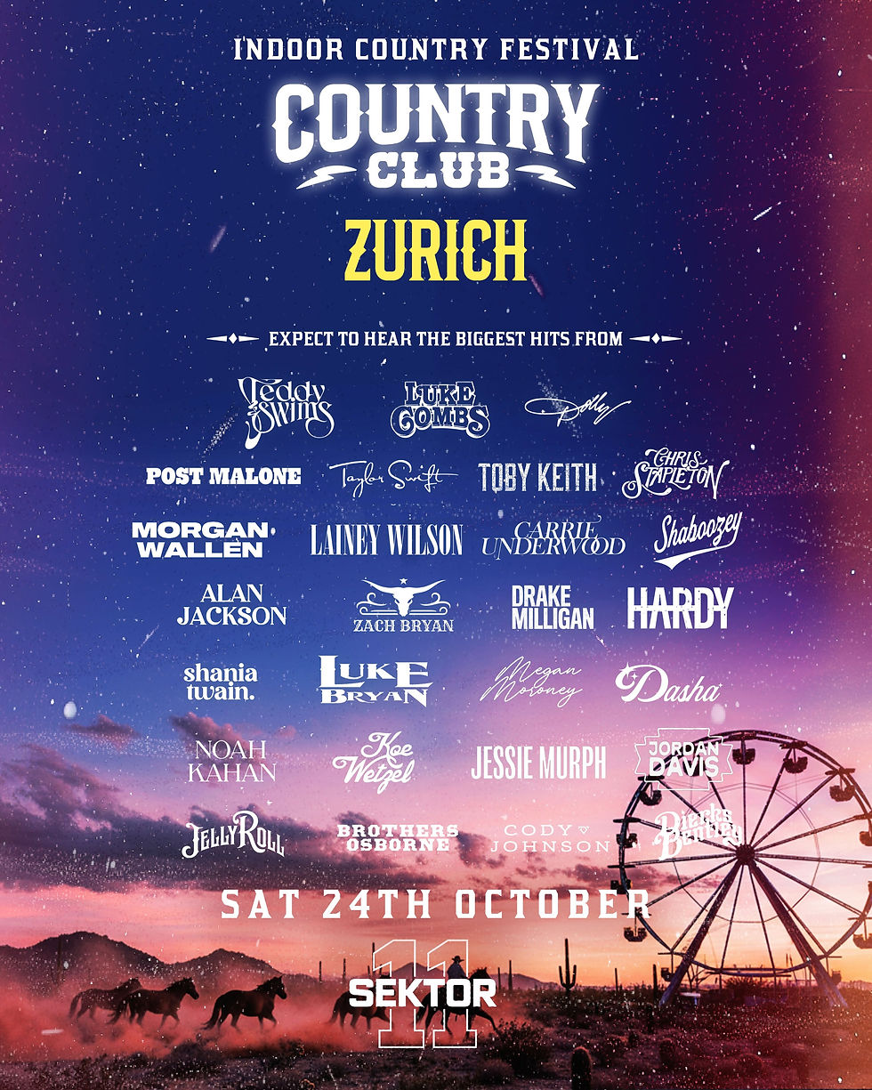 Country Club - Indoor Country Festival im Sektor 11 in Zürich (ZH)