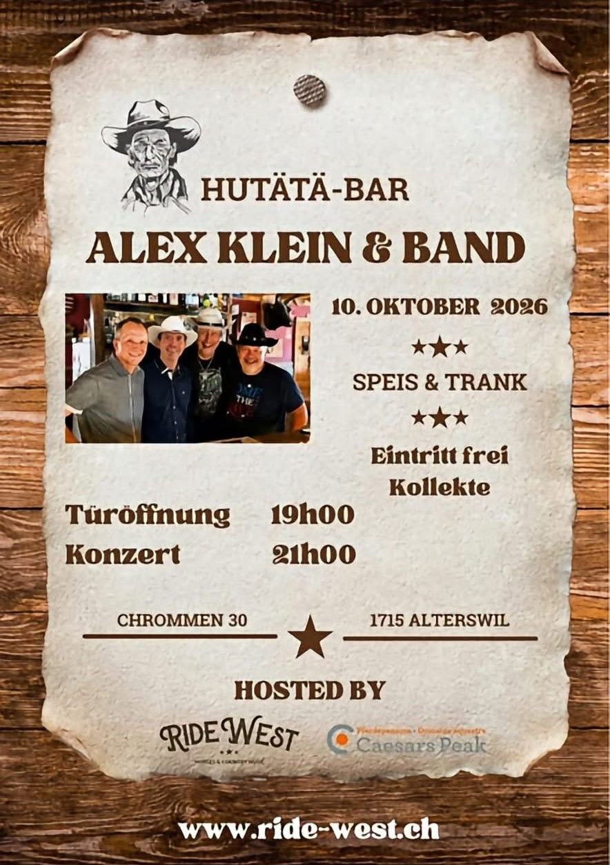Alex Klein & Band in der Hutätä-Bar in Alterswil (FR)