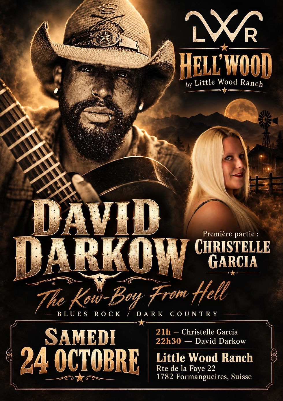 Hell'WOOD by David Darkow in der Little Wood Ranch in Formangueires (FR)