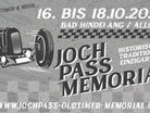 26. Jochpass Oldtimer Memorial in Bad Hindelang im Allgäu (D) am Freitag, 16.10.2026, ab 08:00 Uhr, bis Sonntag, 18.10.2026, 20:00 Uhr