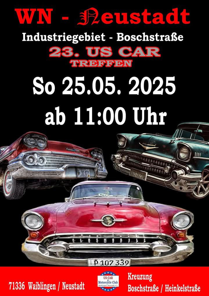 US Car Treffen in Waiblingen/Neustadt (D)