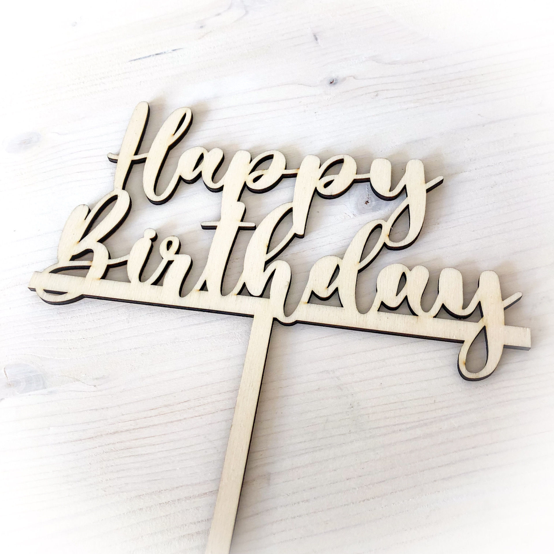 Caketopper Happy Birthday