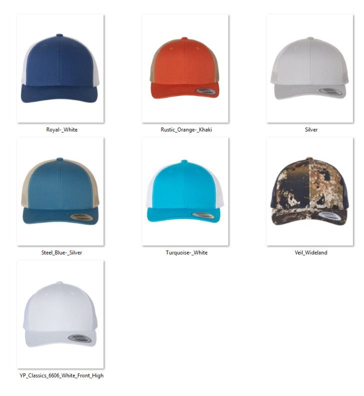 Thumbnail: Retro Trucker Cap - 6606 - Embroidered