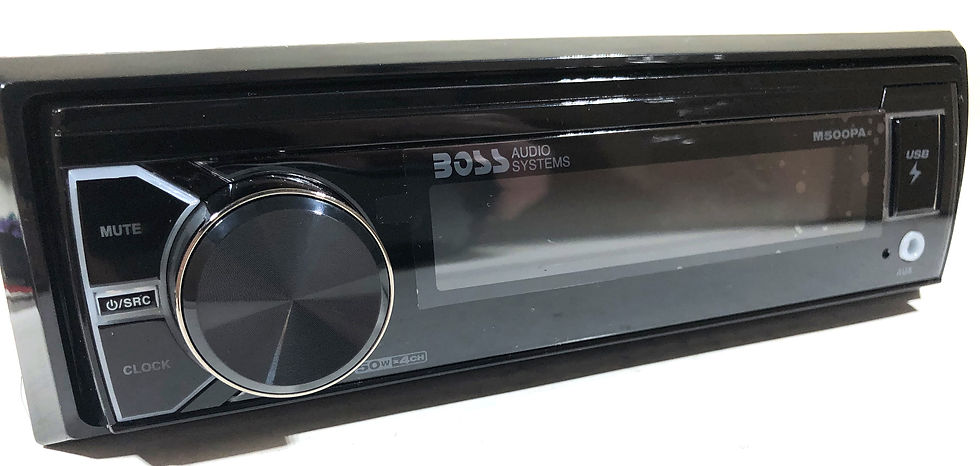 Thumbnail: M500PAKIT Single Din BOSS PA Radio with Bluetooth and Microphone Kit