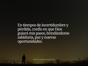 Oración y Reflexión de la noche: Paz y esperanza tras la pérdida de empleo
