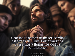Oración Para Despedir Julio