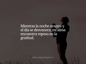 Oración y Reflexión de la noche: La oración es un deleite