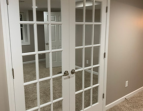 Office Doors in a Finished Basement
