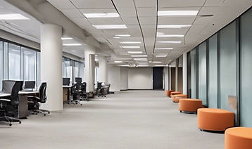 1080 resolution photo that resembles a leased office space interior after a commercial cle