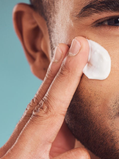 a man doing skincare 