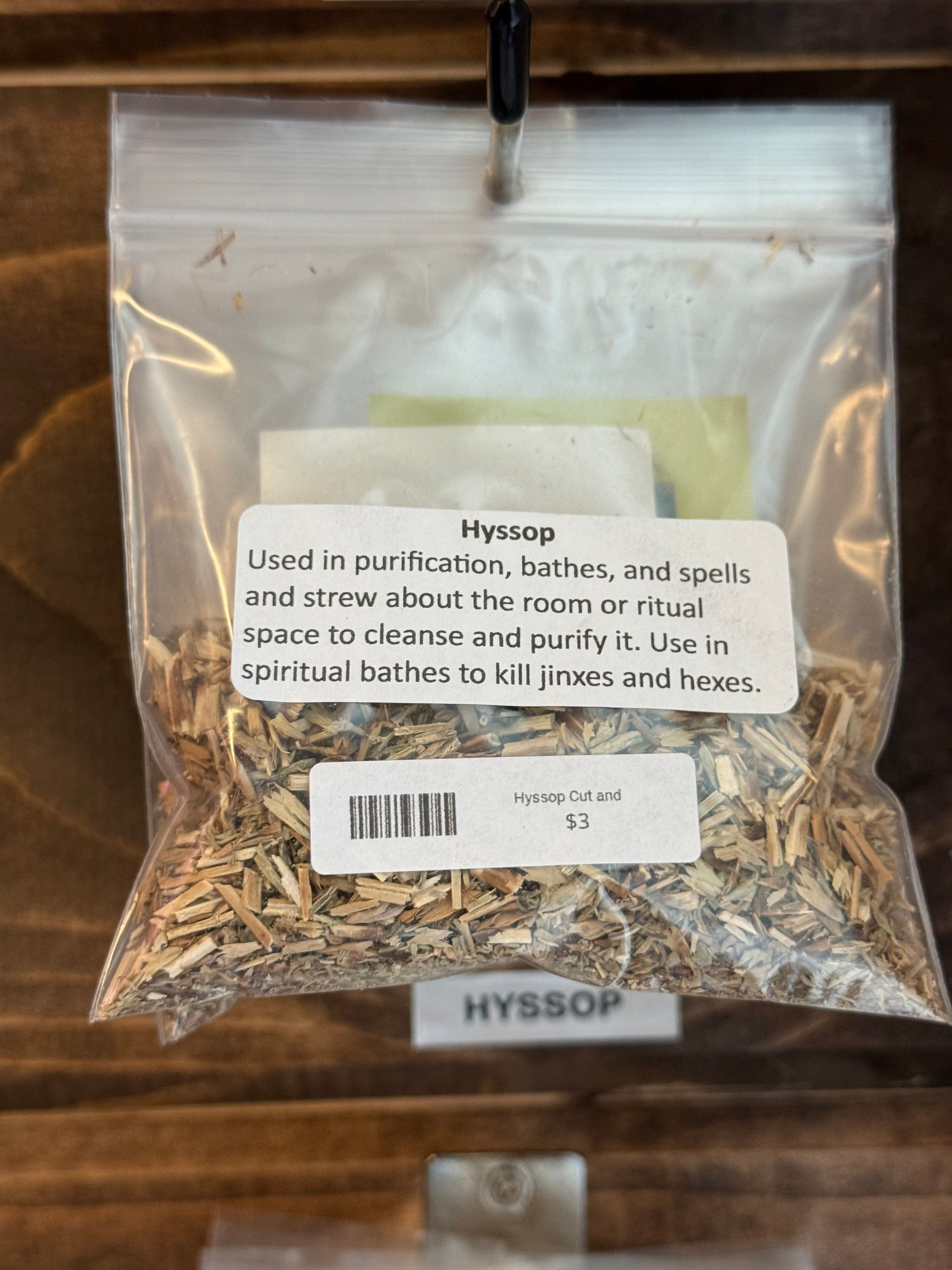 Hyssop Cut and Sifted
