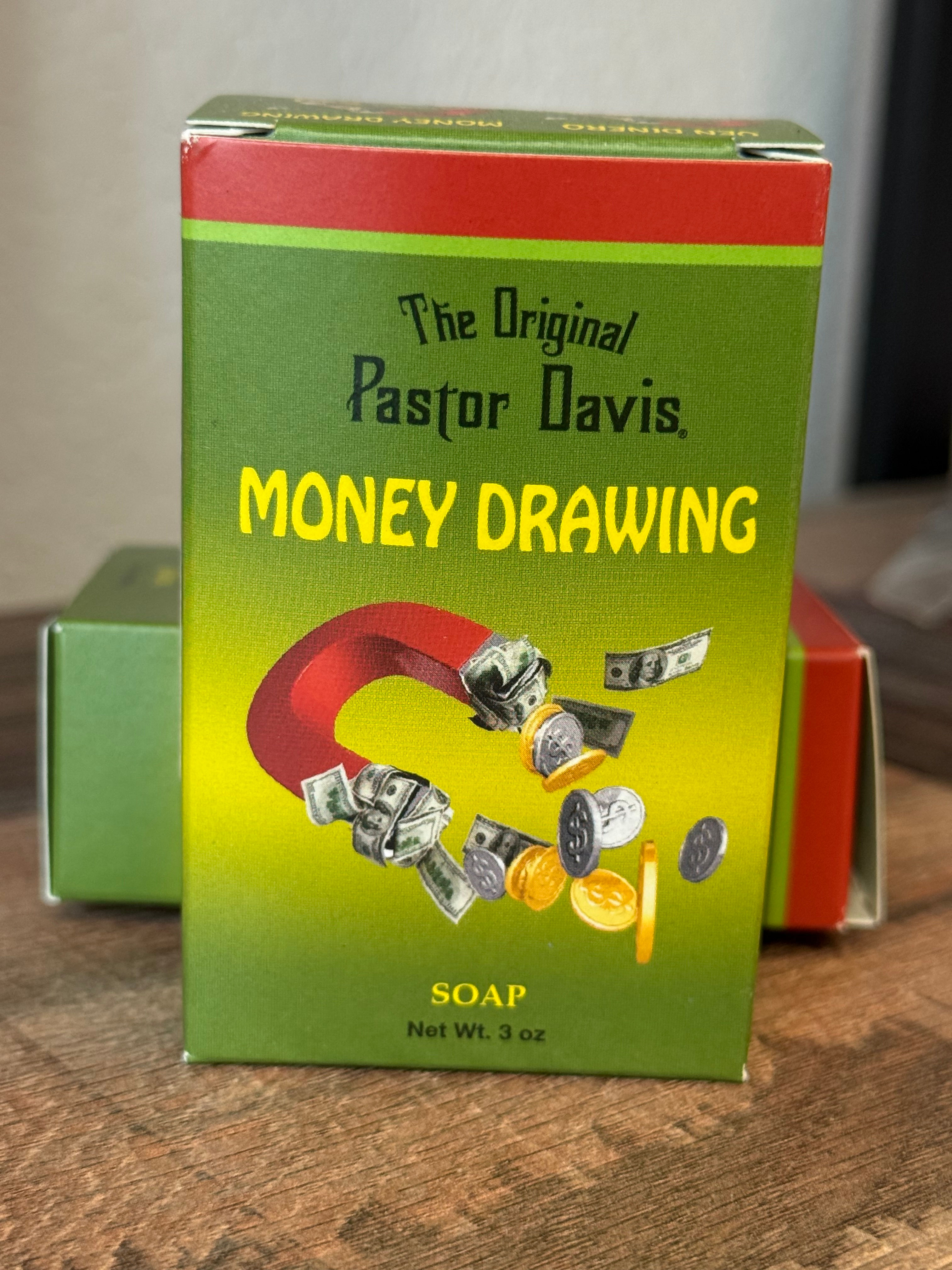 Money Drawing Soap 3oz, The Original Pastor Davis