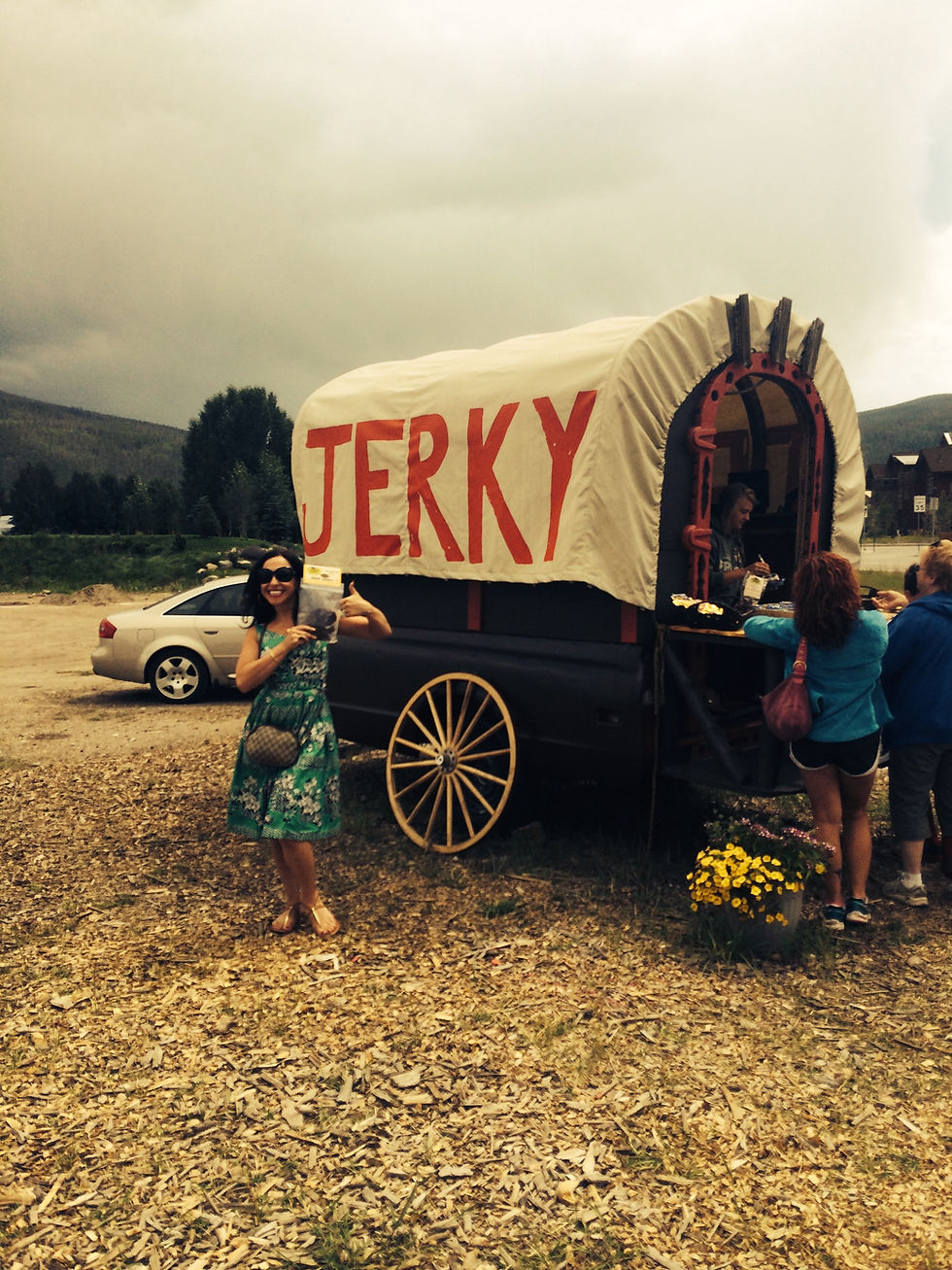roadside jerky out of a covered wagon? OK!