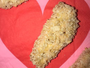 For Da' Kids, Flour-Free Mustard Panko Baked Chicken Tenders