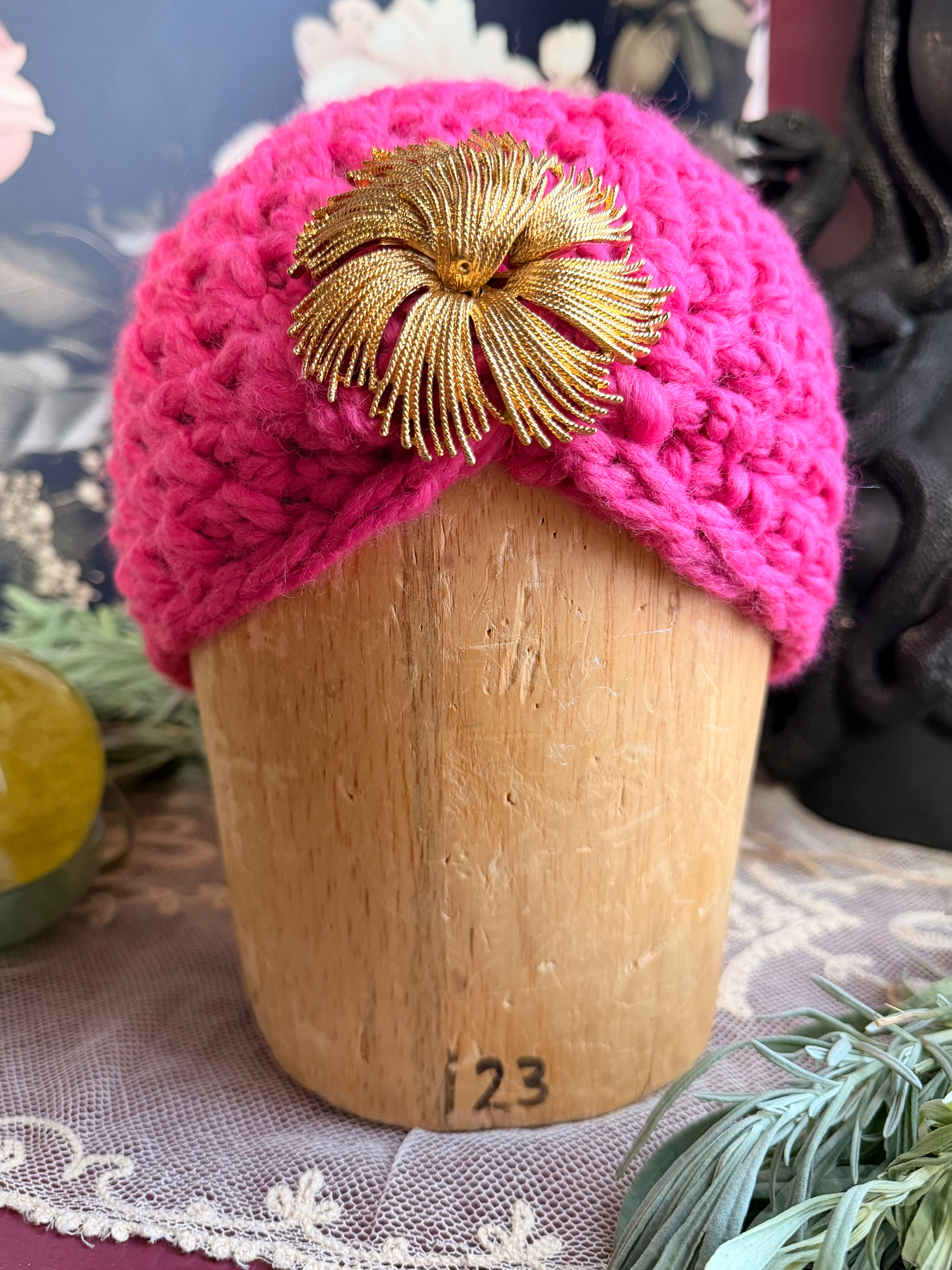 Freya Crochet Turban Hat