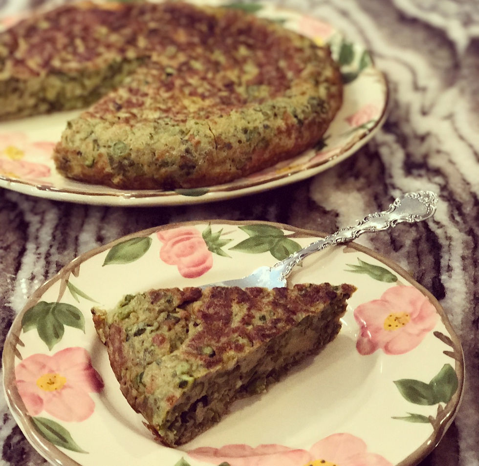 It's like an omelette in a ball gown!