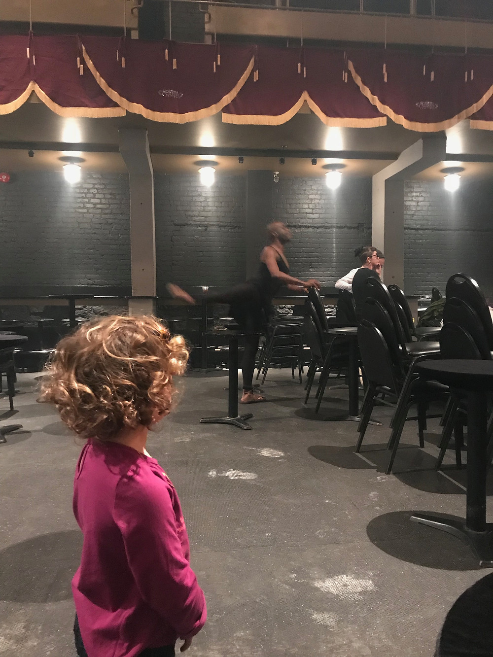 Sis gets ballet tips from Maestro Maestro at tech in Montreal